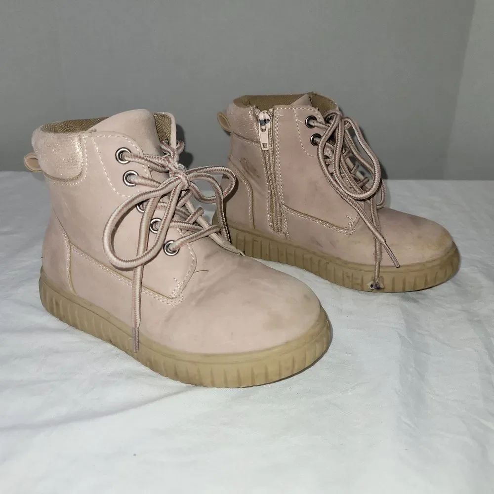 Girls Size 10 Blush Dusty Rose Boots